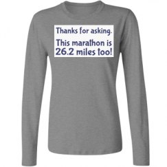 Ladies Relaxed Fit Basic Long Sleeve Tee