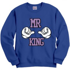 Unisex Film and Foil Crewneck Sweatshirt