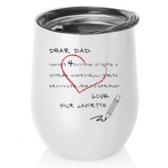 12oz Stainless Steel Stemless Wine Tumbler