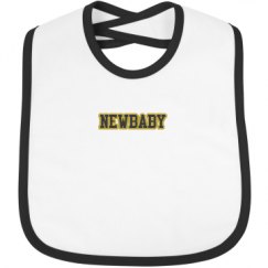 Infant Contrast Trim Bib