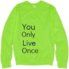 Unisex Neon Crewneck Sweatshirt