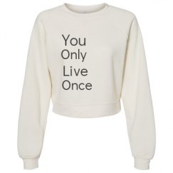 Women's Raglan Pullover Fleece