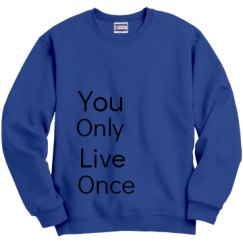 Unisex Film and Foil Crewneck Sweatshirt