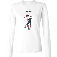 Ladies Relaxed Fit Basic Long Sleeve Tee