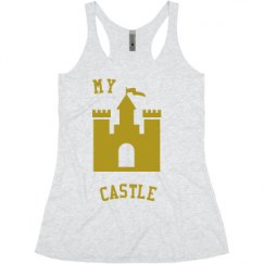 Ladies Slim Fit Super Soft Racerback Triblend Tank