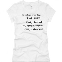 Ladies Slim Fit Basic Promo Jersey Tee