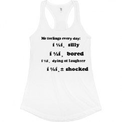 Ladies Slim Fit Racerback Tank Top