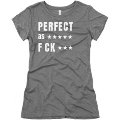 Ladies Slim Fit Super Soft Triblend Tee