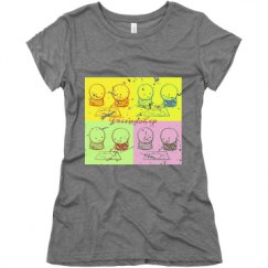 Ladies Slim Fit Super Soft Triblend Tee