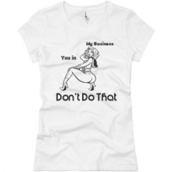 Ladies Slim Fit Basic Promo Jersey Tee