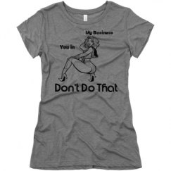 Ladies Slim Fit Super Soft Triblend Tee