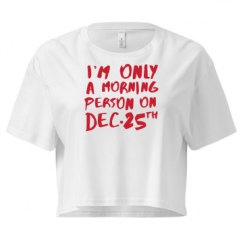 Ladies Festival Cali Crop Top Tee