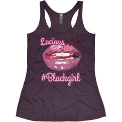 Ladies Slim Fit Super Soft Racerback Triblend Tank