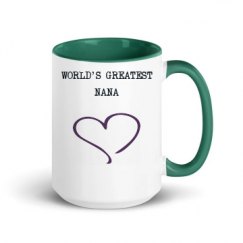 15oz Ceramic Mug with Color Inside