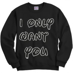 Unisex Film and Foil Crewneck Sweatshirt