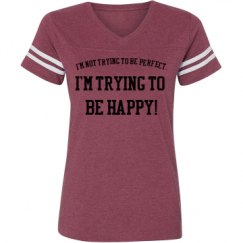 Ladies Relaxed Fit Vintage Sports Tee