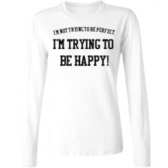 Ladies Relaxed Fit Basic Long Sleeve Tee