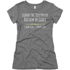 Ladies Slim Fit Super Soft Triblend Tee