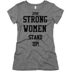 Ladies Slim Fit Super Soft Triblend Tee