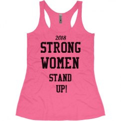 Ladies Slim Fit Super Soft Racerback Triblend Tank