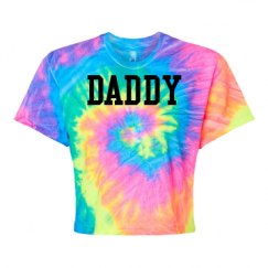 Women's Tie Dye Crop Top Tee