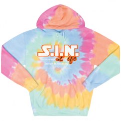 Unisex Tie-Dye Fleece Hoodie