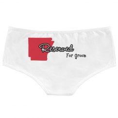 Arkansas Reserved For Groom Panty