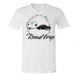 Unisex V-Neck Jersey Tee