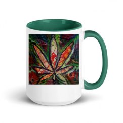 15oz Ceramic Mug with Color Inside