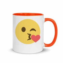 11oz Ceramic Mug with Color Inside