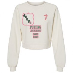 Women's Raglan Pullover Fleece