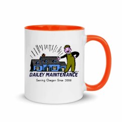 11oz Ceramic Mug with Color Inside