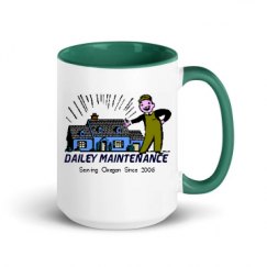 15oz Ceramic Mug with Color Inside