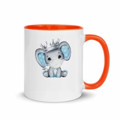 11oz Ceramic Mug with Color Inside