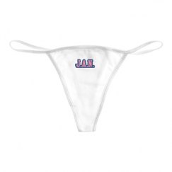 Basic White Thong Underwear