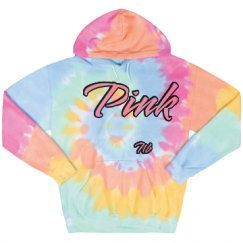 Unisex Tie-Dye Fleece Hoodie