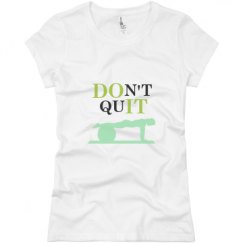 Ladies Slim Fit Basic Promo Jersey Tee