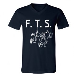 Unisex V-Neck Jersey Tee
