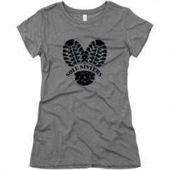 Ladies Slim Fit Super Soft Triblend Tee