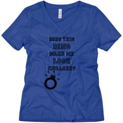 Ladies Relaxed Fit V-Neck Tee