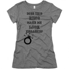 Ladies Slim Fit Super Soft Triblend Tee