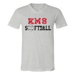 Unisex V-Neck Jersey Tee