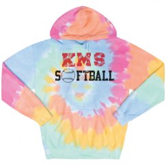 Unisex Tie-Dye Fleece Hoodie
