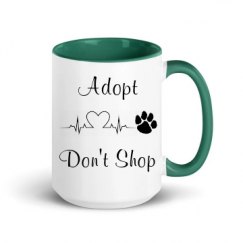 15oz Ceramic Mug with Color Inside