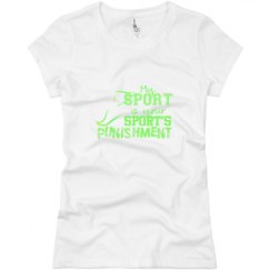 Ladies Slim Fit Basic Promo Jersey Tee