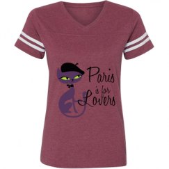 Ladies Relaxed Fit Vintage Sports Tee