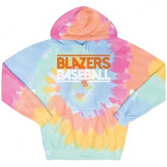 Unisex Tie-Dye Fleece Hoodie