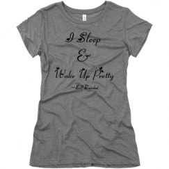 Ladies Slim Fit Super Soft Triblend Tee