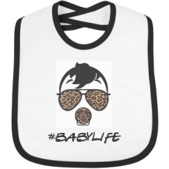 Infant Contrast Trim Bib