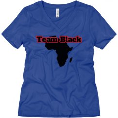 Ladies Relaxed Fit V-Neck Tee